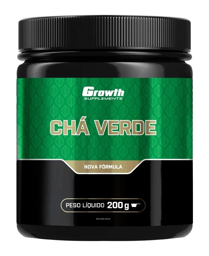 Chá verde em pó 200g instantâneo sabor natural