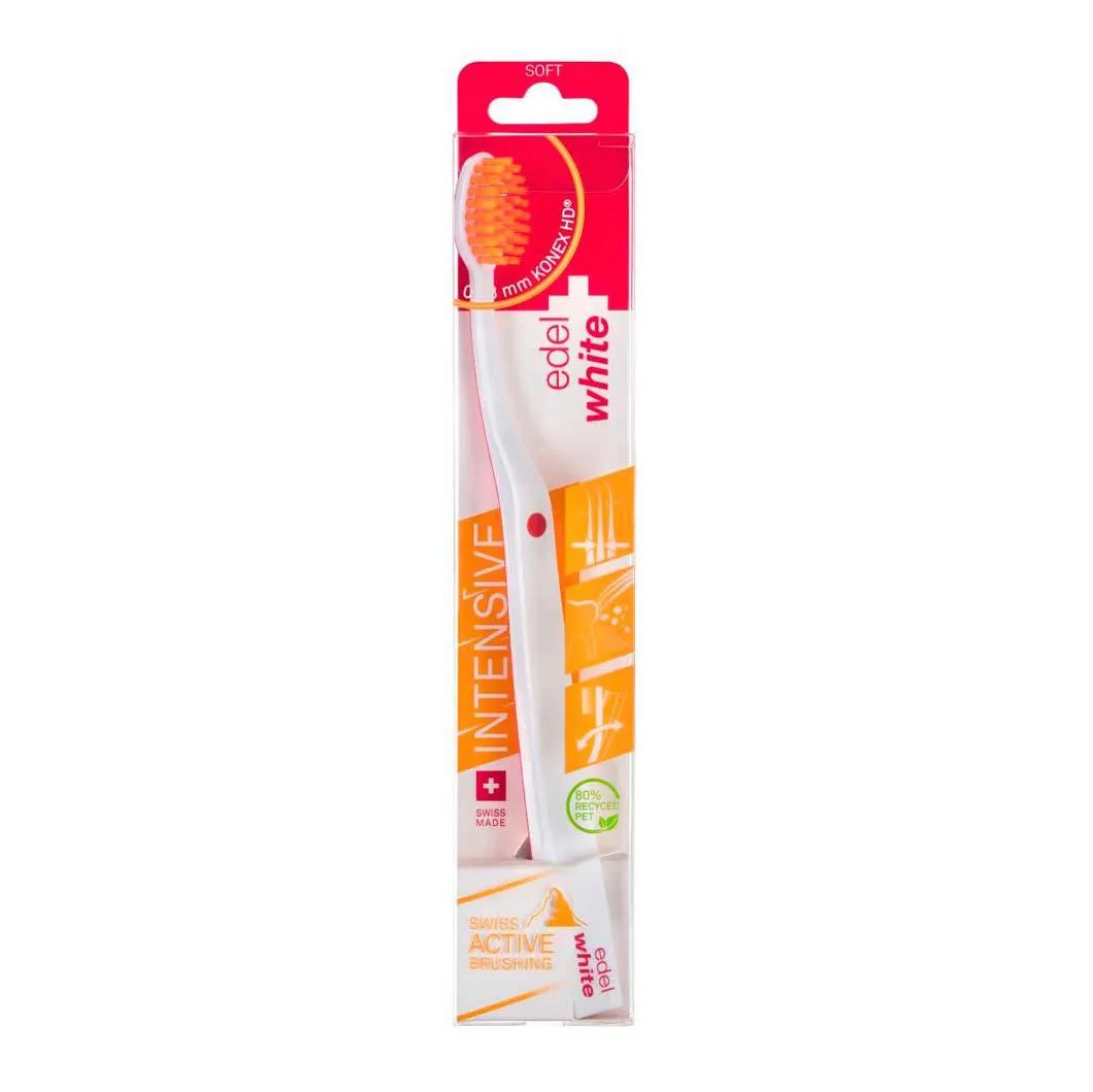 Escova de Dentes Edel White - Flosserbrush Soft 1 UN
