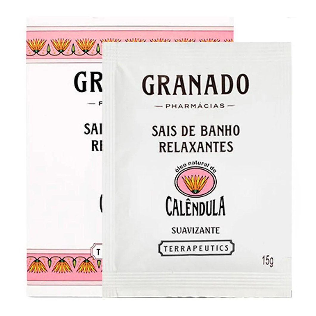 Sais de Banho Terrapeutics Calêndula Granado 5X 15G