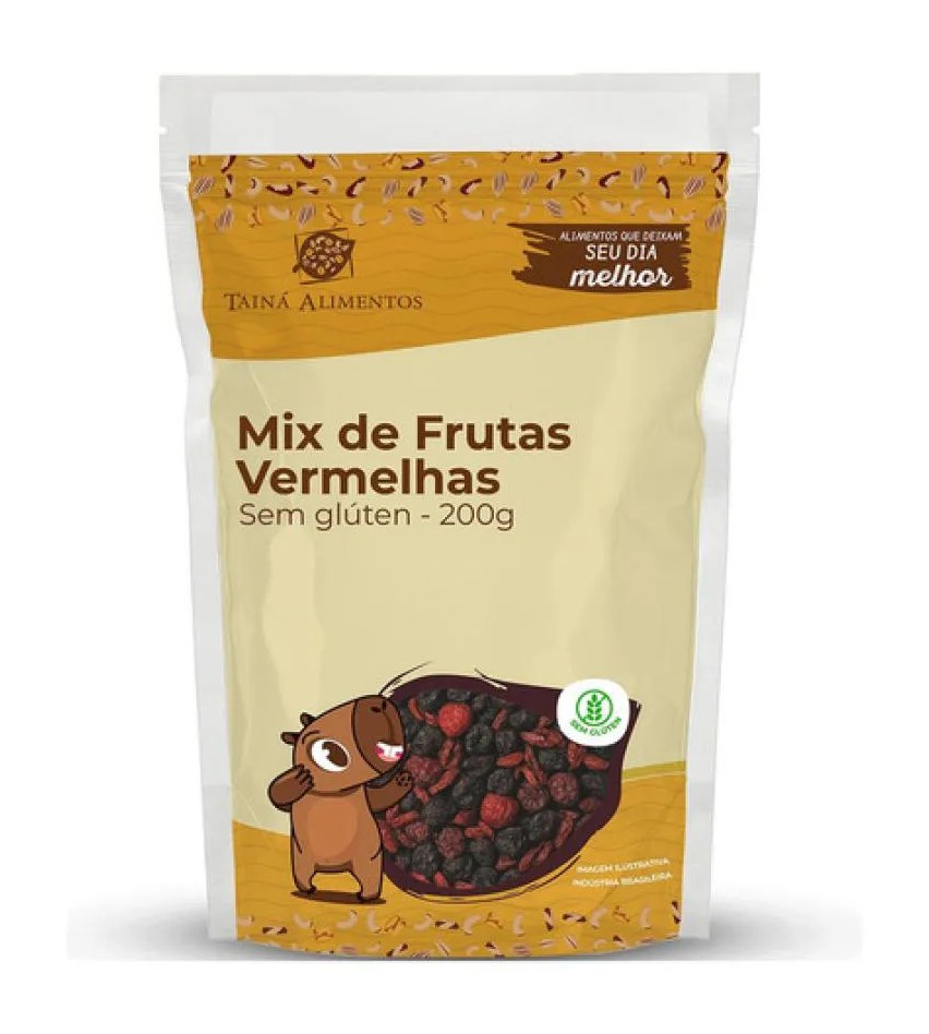 Mix de Frutas Vermelhas 200G - Taina Alimentos