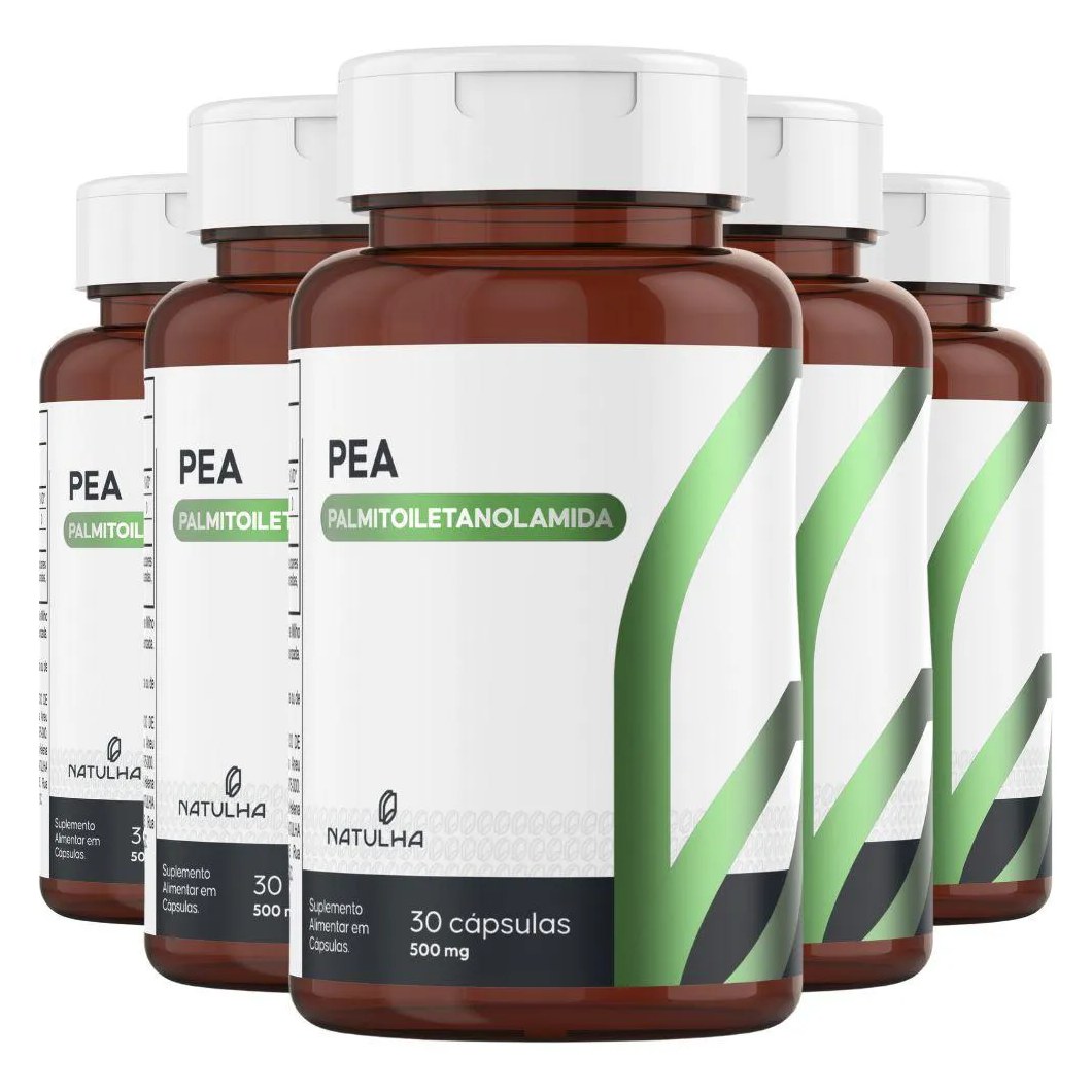 Kit 5X Pea (Palmitoiletanolamida) 150Mg 30 Capsulas - Natulha