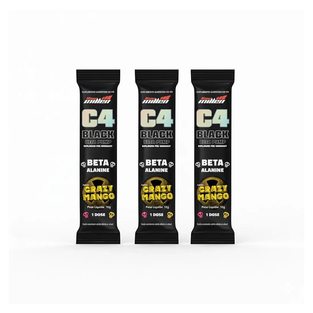 Kit 3 C4 Black Explosion Crazy Mango 10G Foco e Resistencia