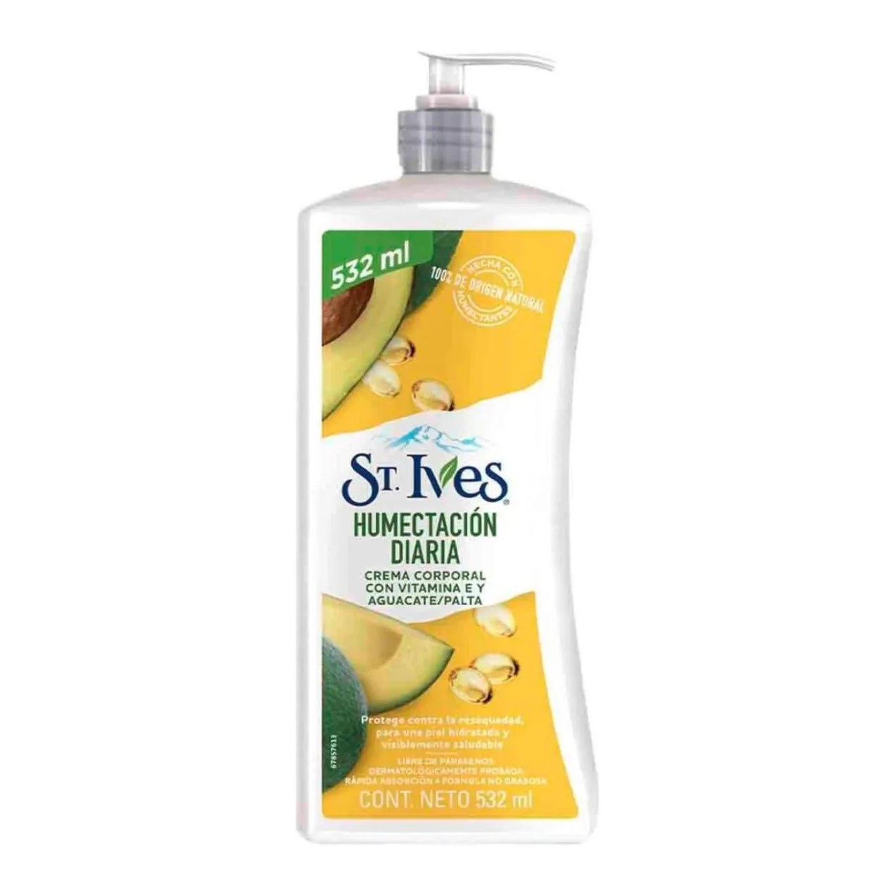 St. Ives - Humectación Diaria - Creme Abacate e Vitamina e 532 Ml