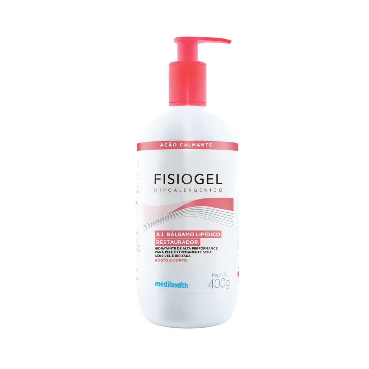 Bálsamo Lipídico Restaurador Hidratante Fisiogel A.I. Ação Calmante Pele Seca e Sensível 400ml