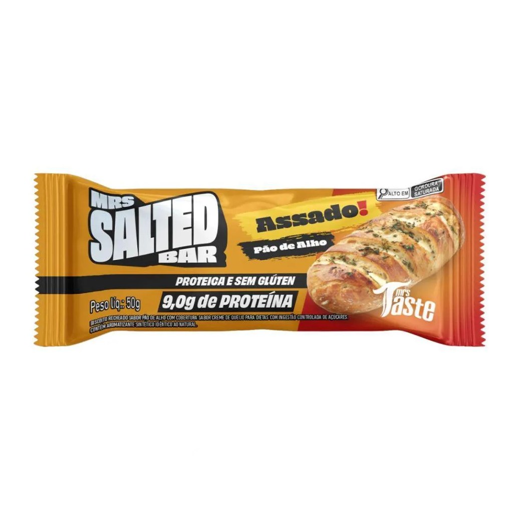 Mrs. Salted Bar (50g) - Sabor: Pão de Alho