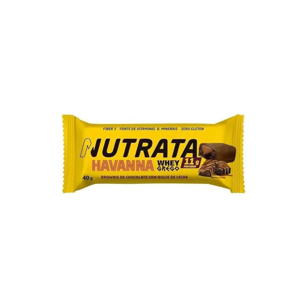 Whey Grego Bar Havanna (40G) - Sabor: Brownie de Choc. com Dulce de Leche