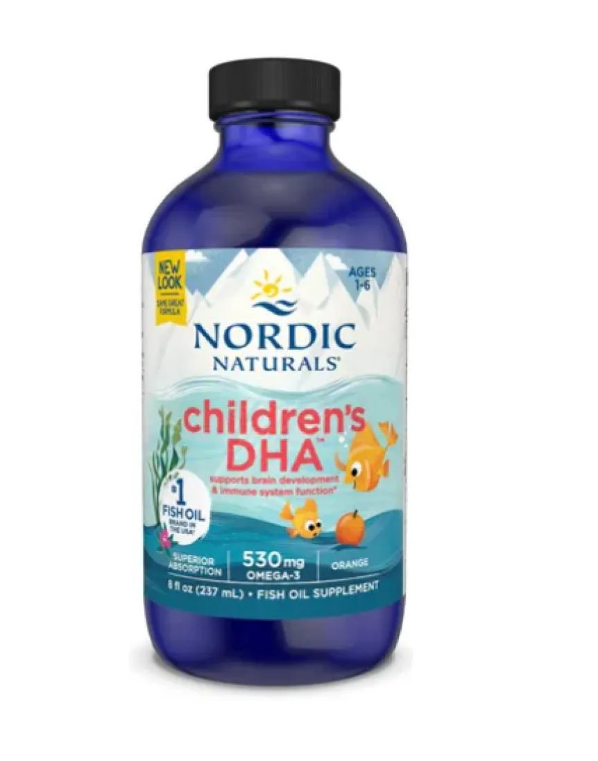 Children's Dha™, Idades 1+, Morango, 237ml - Nordic Naturals