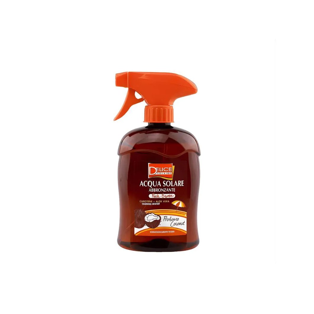 Delice Solaire Acqua Solare Bronzeador Coconut - Água Bronzeadora 500Ml