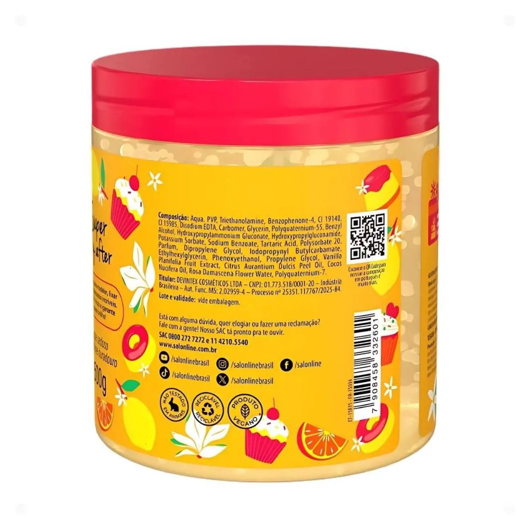 Gelatina Capilar Salon Line Xêrosa Baunilha Doce 500g