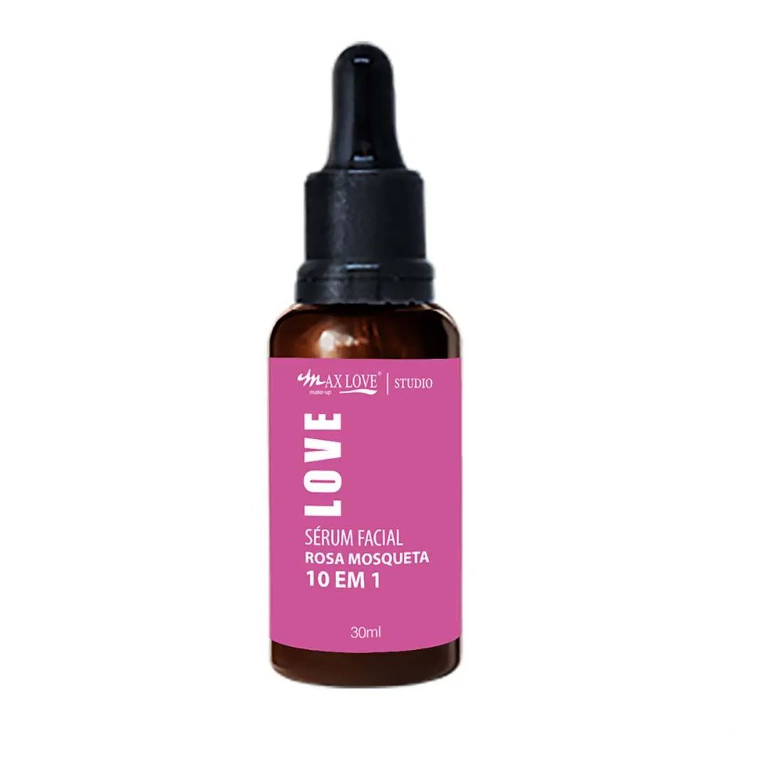 Sérum Facial Max Love Rosa Mosqueta 10 em 1 30ml