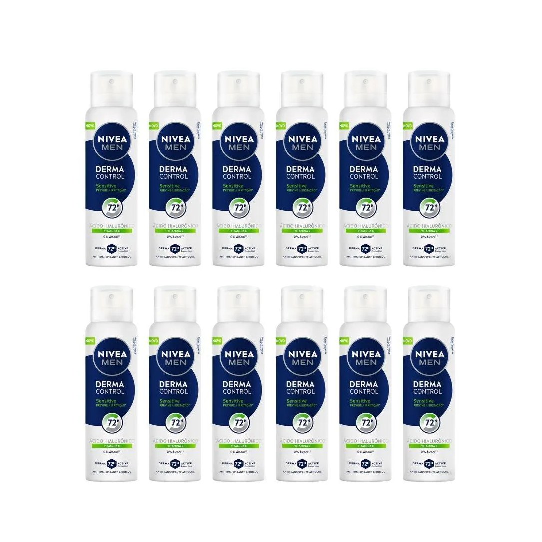 Desodorante Aero Nivea 150Ml Masc Sensitive Protect - 12Un