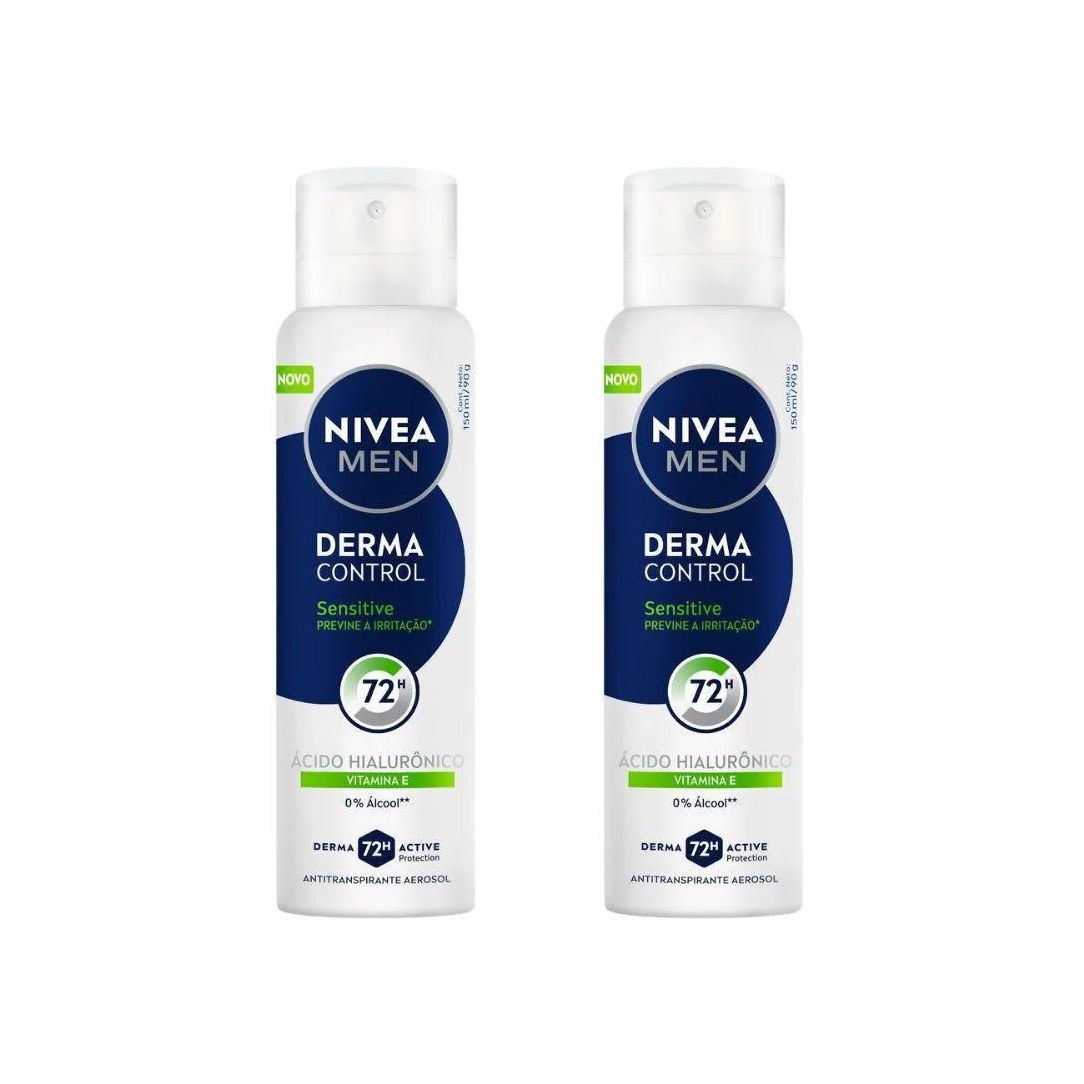 Desodorante Aero Nivea 150Ml Masc Sensitive Protect - Kit2Un