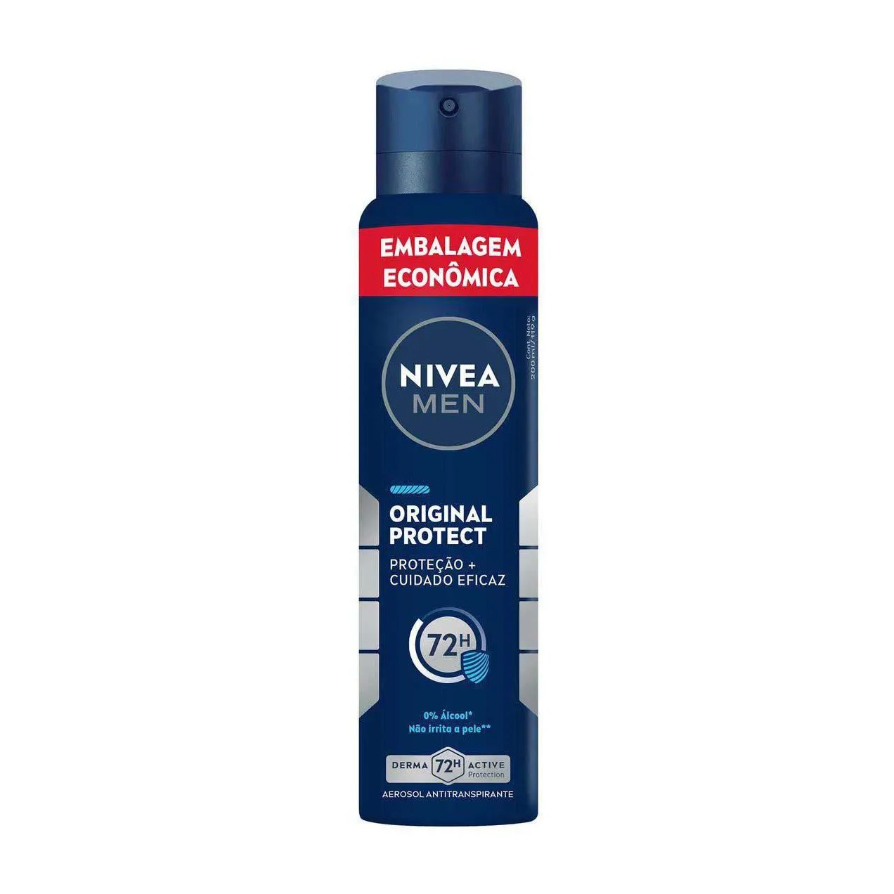 Desodorante Antitranspirante Aerosol Nivea Men Original Protect 72h 200ml