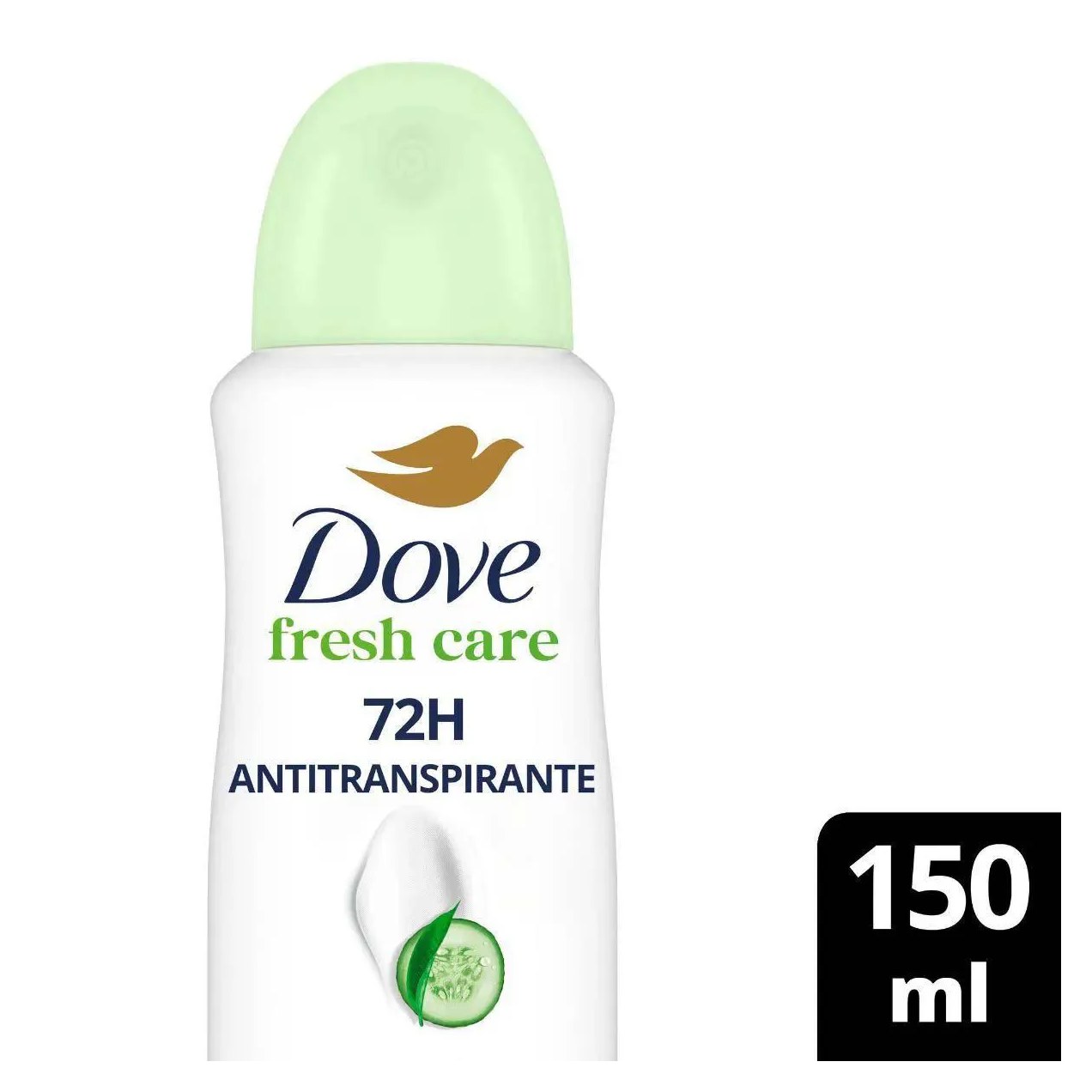 Desodorante Antitranspirante Aerosol Dove Go Fresh Pepino e Chá Verde Feminino 48h 150ml