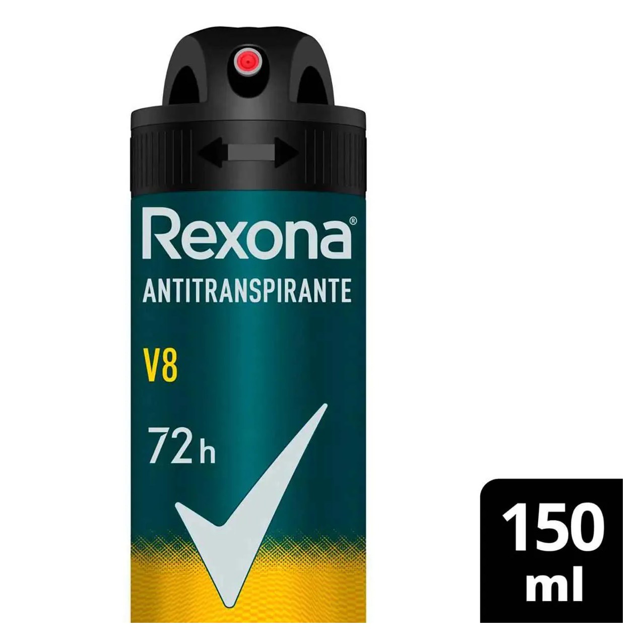 Desodorante Antitranspirante Aerosol Rexona Men V8 72h 150ml