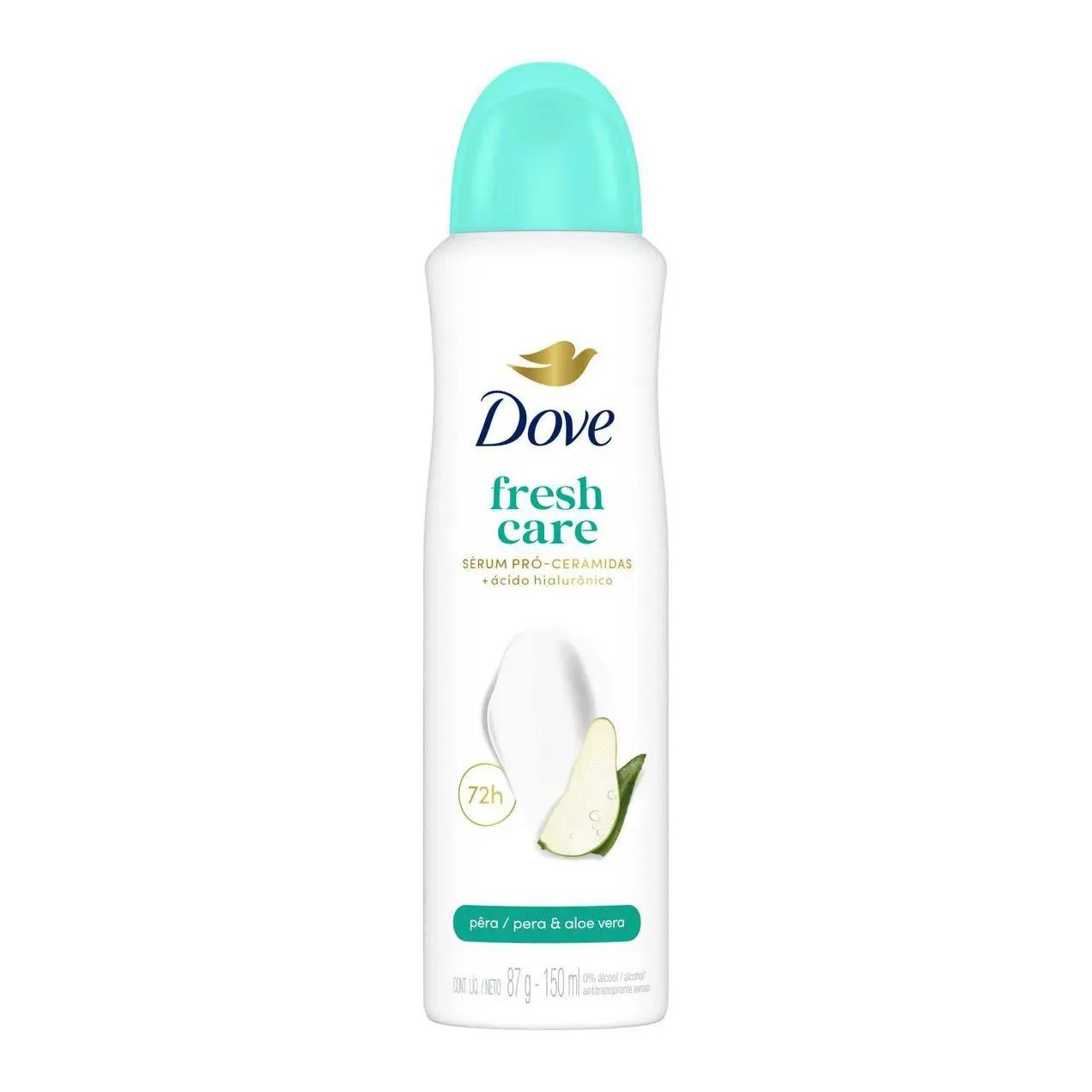 Desodorante Antitranspirante Aerosol Dove Go Fresh Pêra e Aloe Vera Feminino 48h 150ml