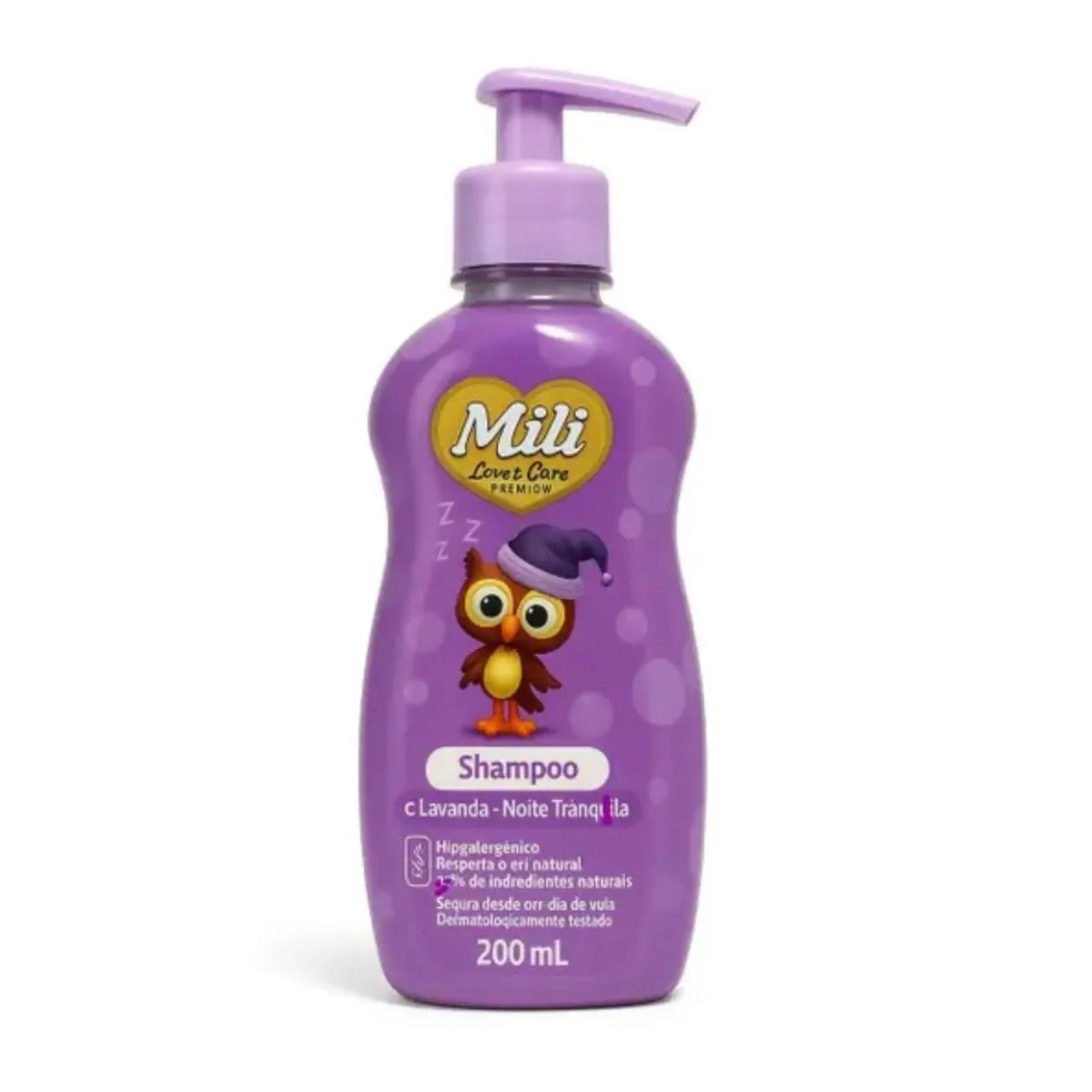 Shampoo Lavanda Noite Tranquila 200Ml Love&Care - Mili