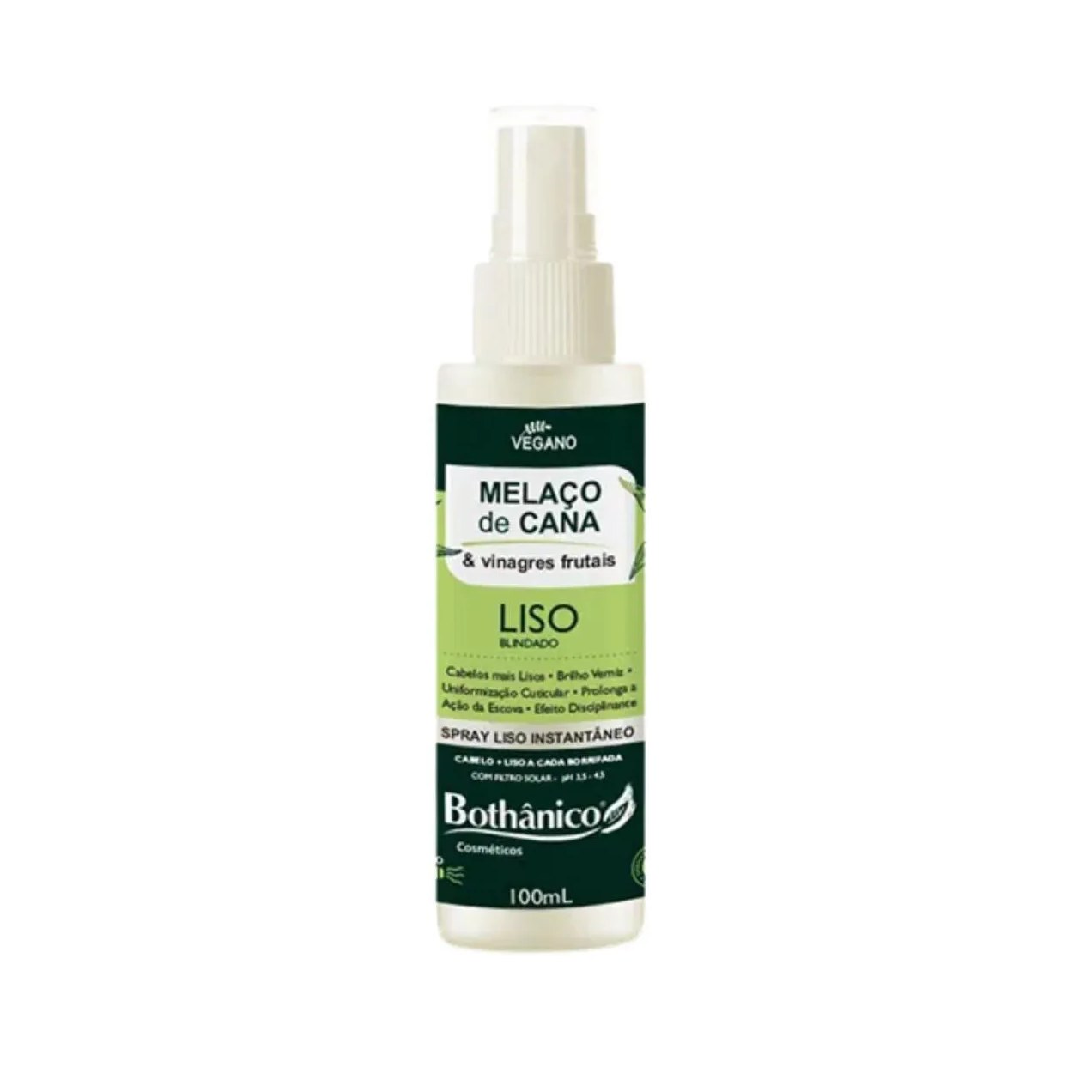 Spray Liso Instantâneo Melaço de Cana 100Ml - Bothanico