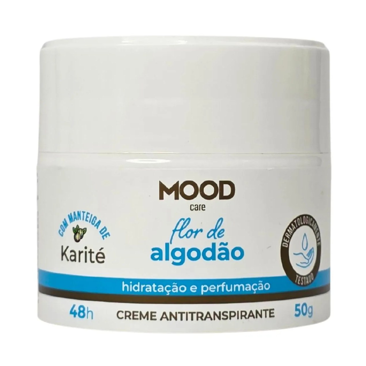 Desodorante Creme Antitranspirante Flor de Algodão Mood Care My Health 50G