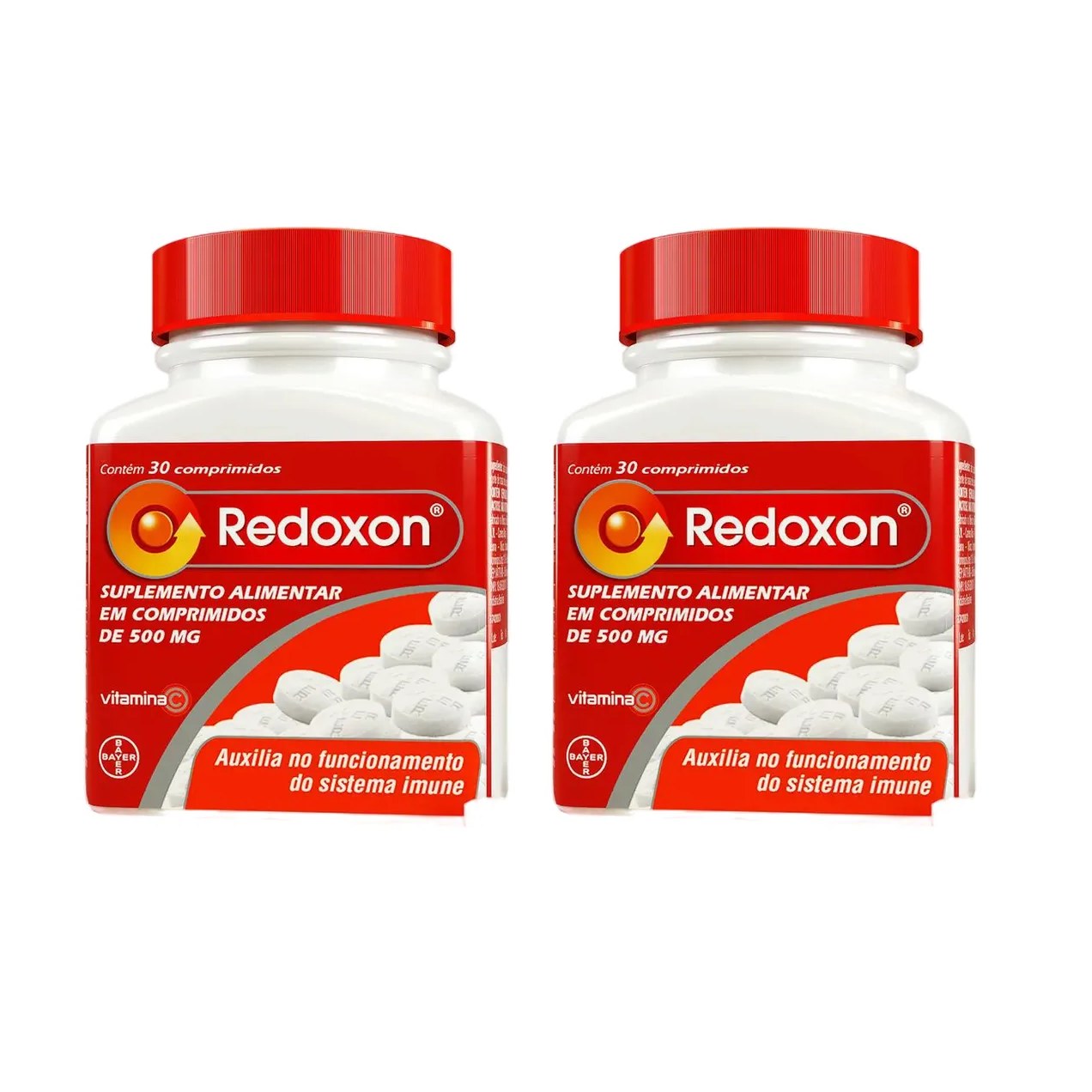 Kit Vitamina C Redoxon 500mg 30 comprimidos 2 unidades