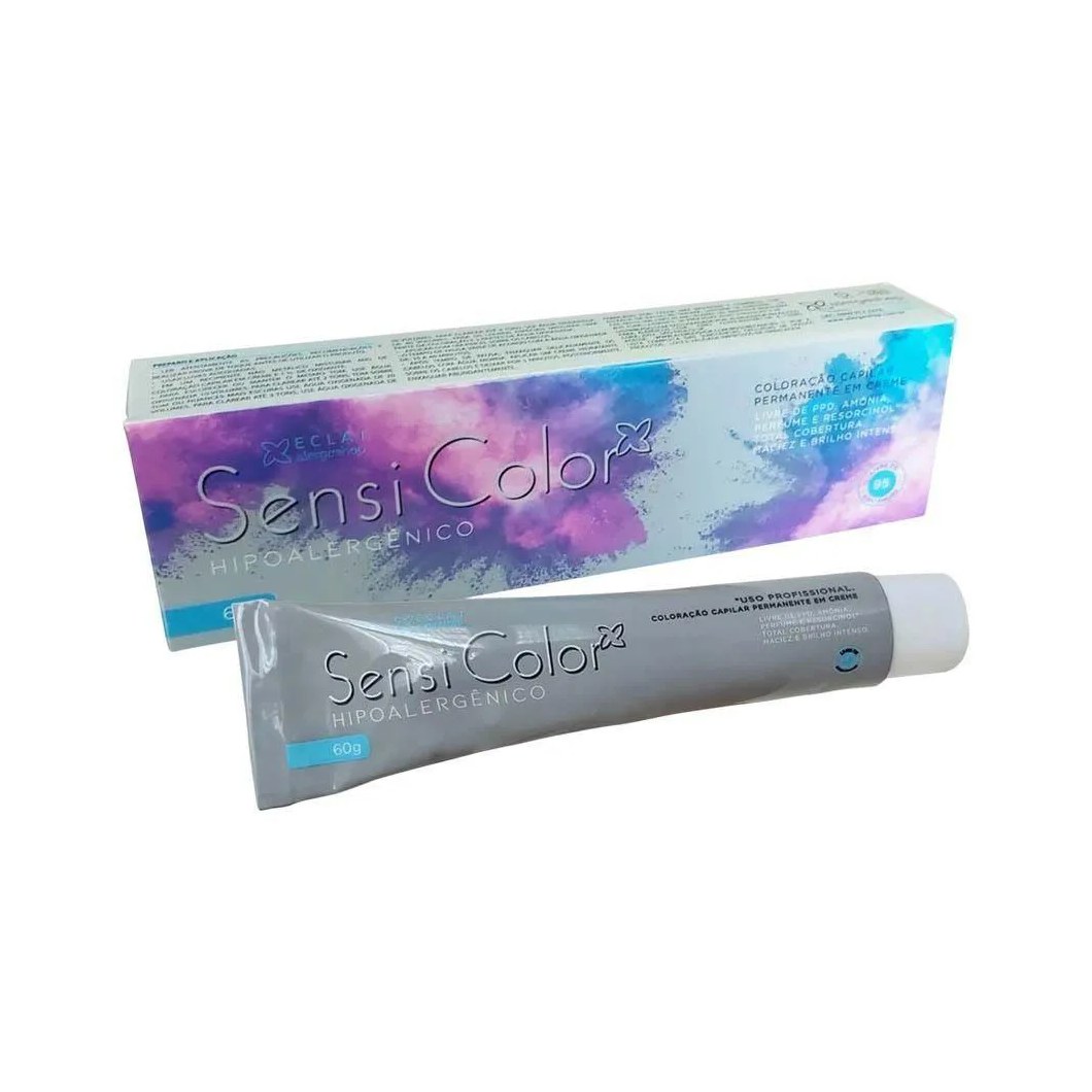 Tintura Hipoalergênica Alergoshop Cor 8.1 Louro Claro Acinzentado 60G