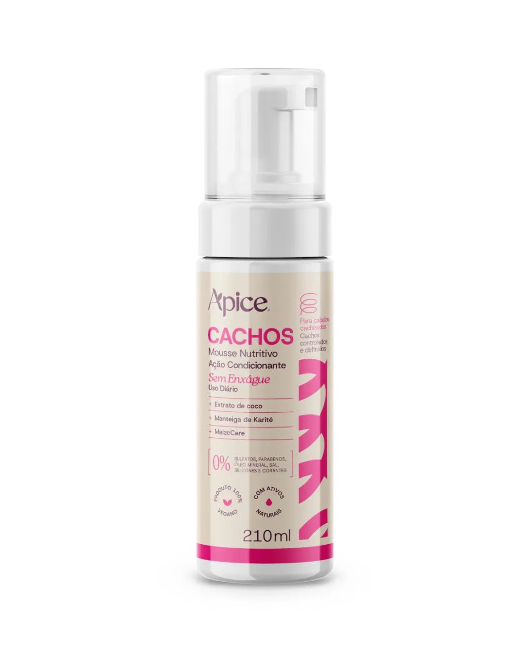 Mousse Cachos Essence Nova Fragrância 210Ml
