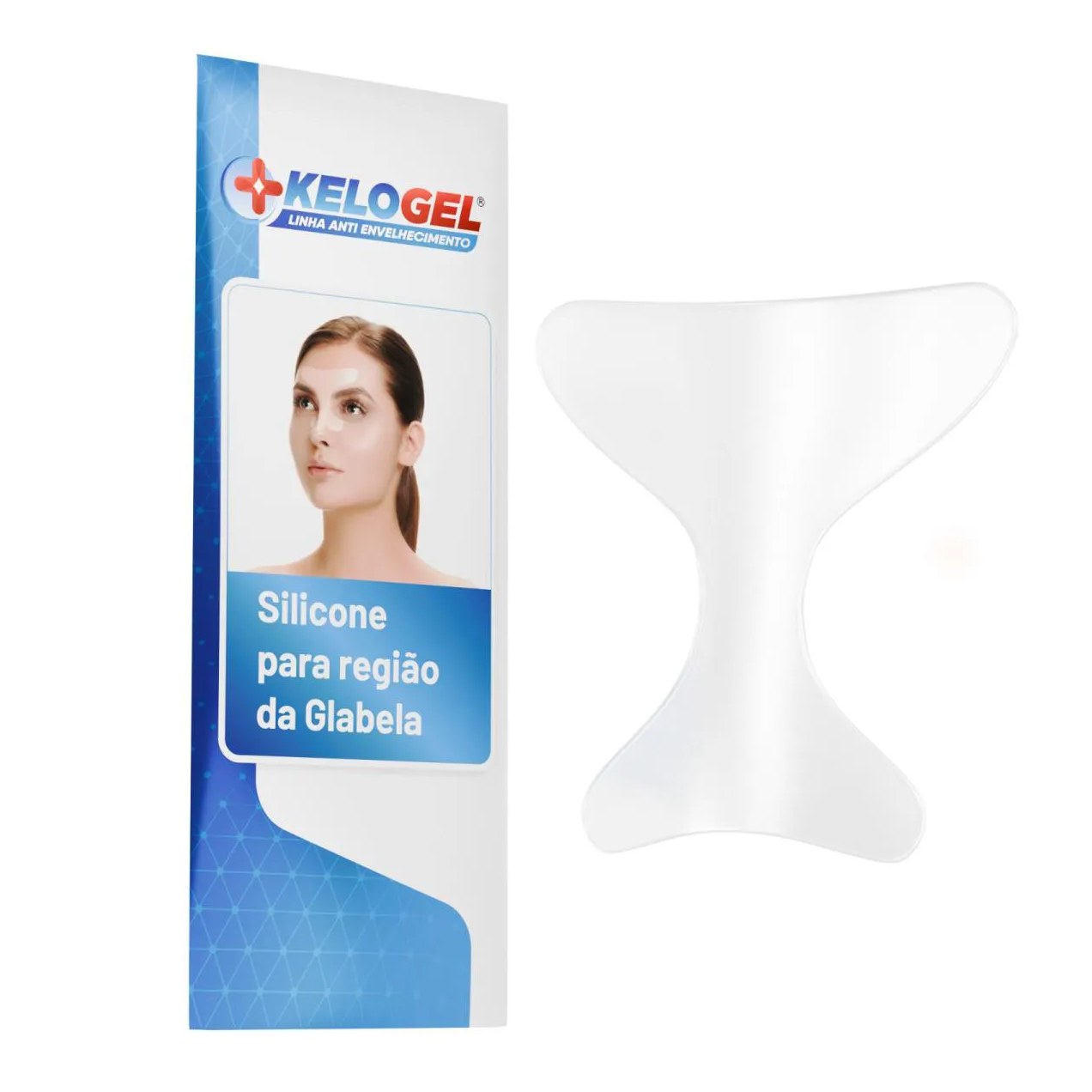 Adesivo Anti-Sinais Colo + Glabela +Testa + 2 Olhos Kelogel
