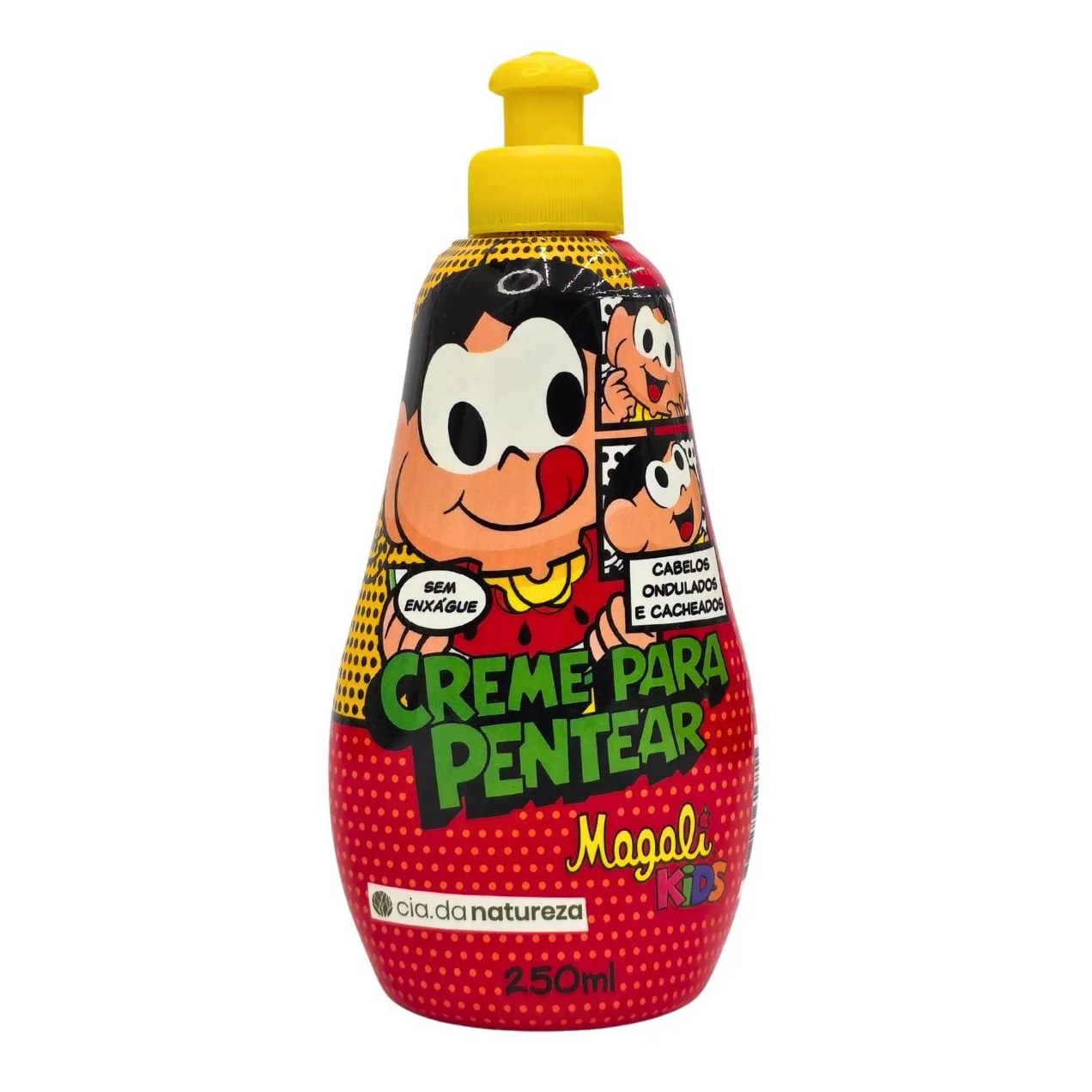 Creme de Pentear Cabelos Ondulados e Cacheados Magali Kids Cia. da Natureza 250Ml