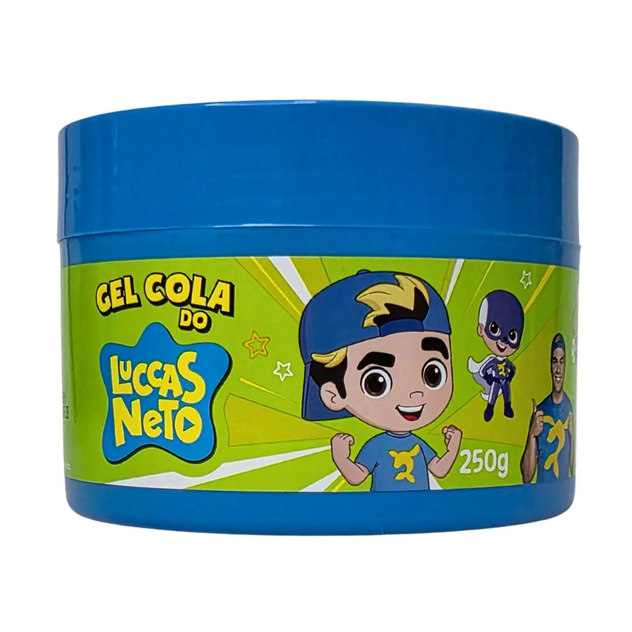 Gel Cola Mega Fixação os Aventureiros Luccas Neto Cia. da Natureza 250G
