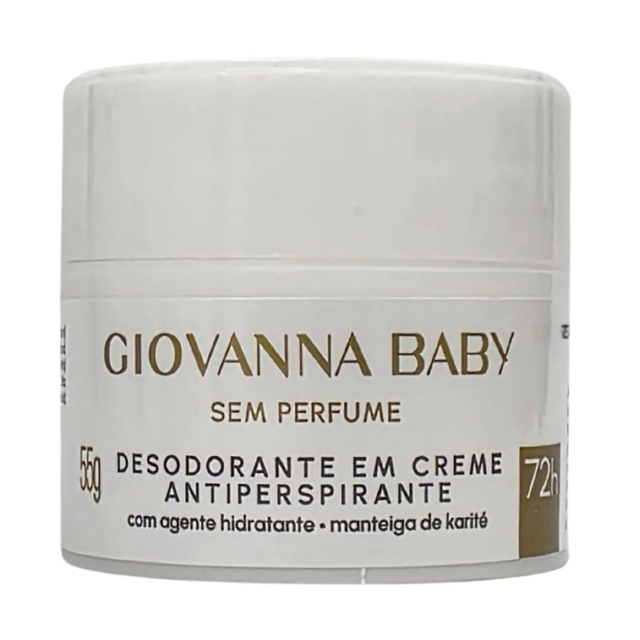 Desodorante Creme sem Perfume 72H Giovanna Baby 55G