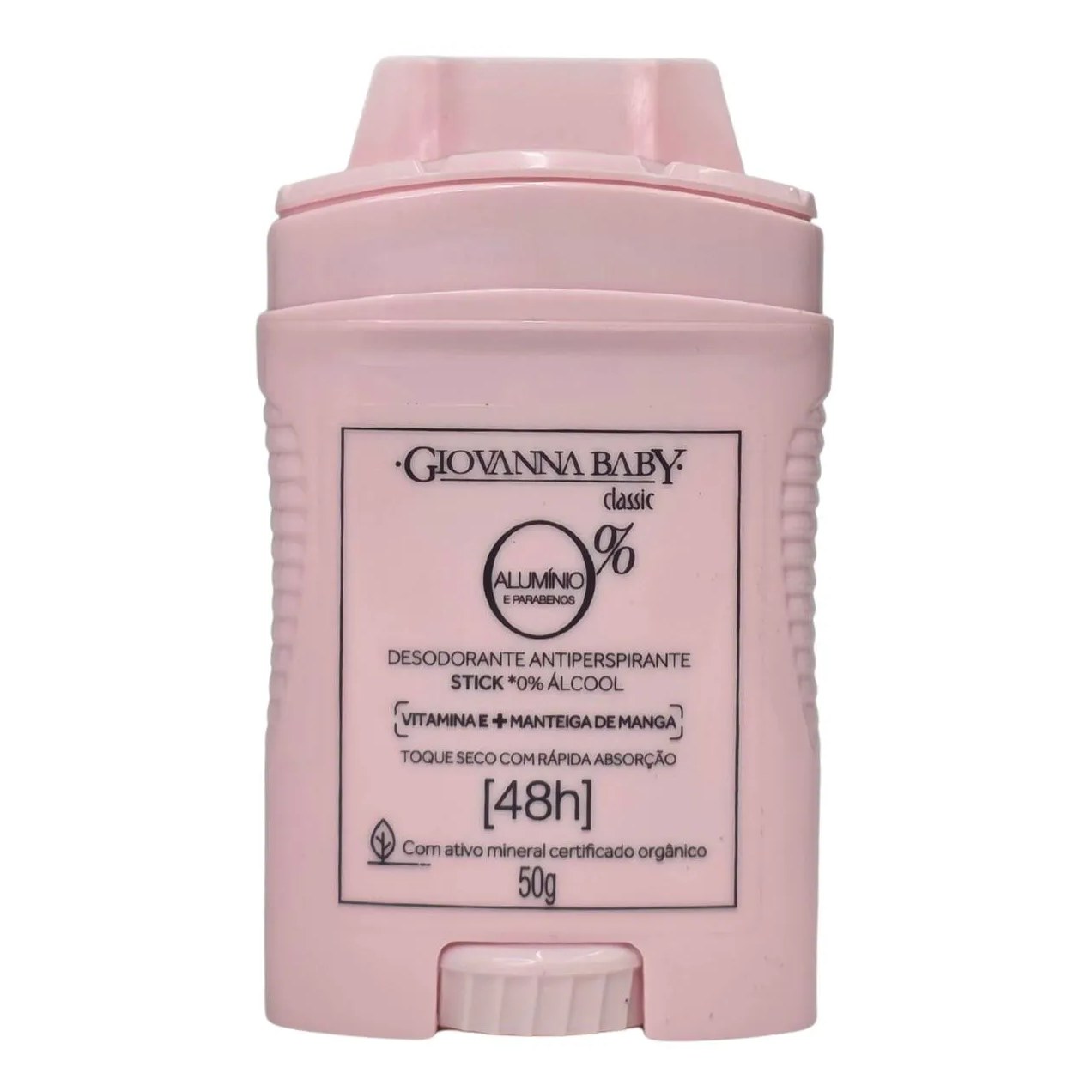 Desodorante Stick 0% Alumínio Classic 48H Vegano Giovanna Baby 50G