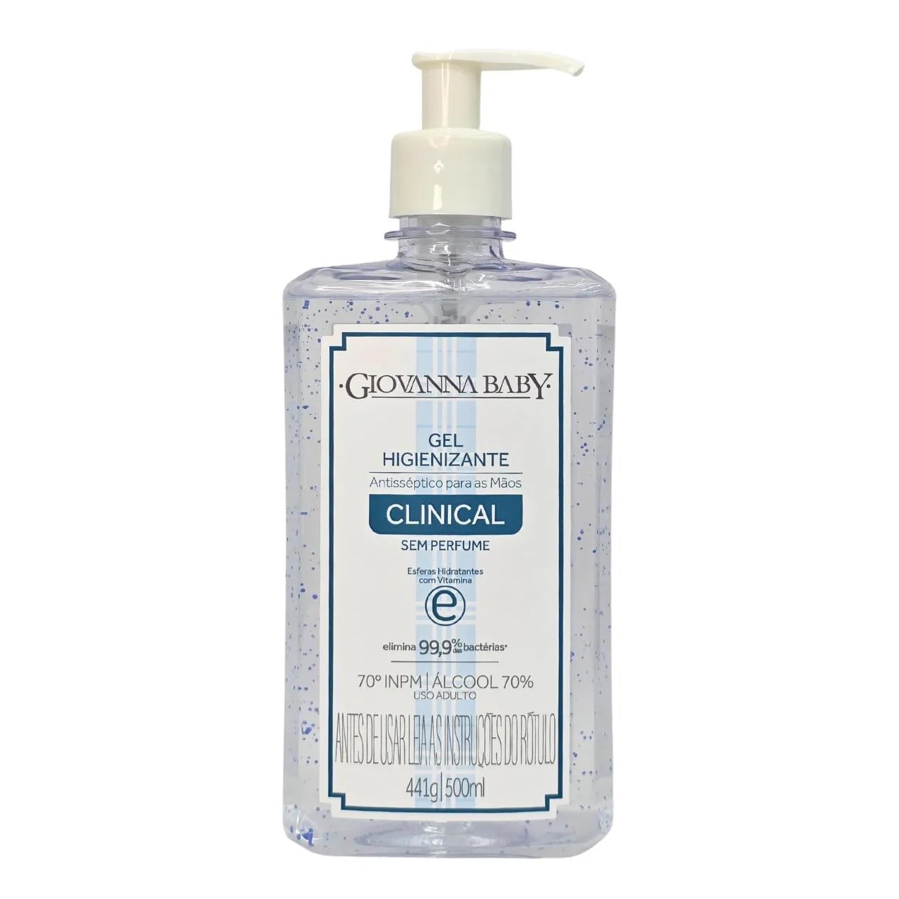 Gel Higienizante Antisséptico para Mãos Clinical Giovanna Baby 441G / 500Ml