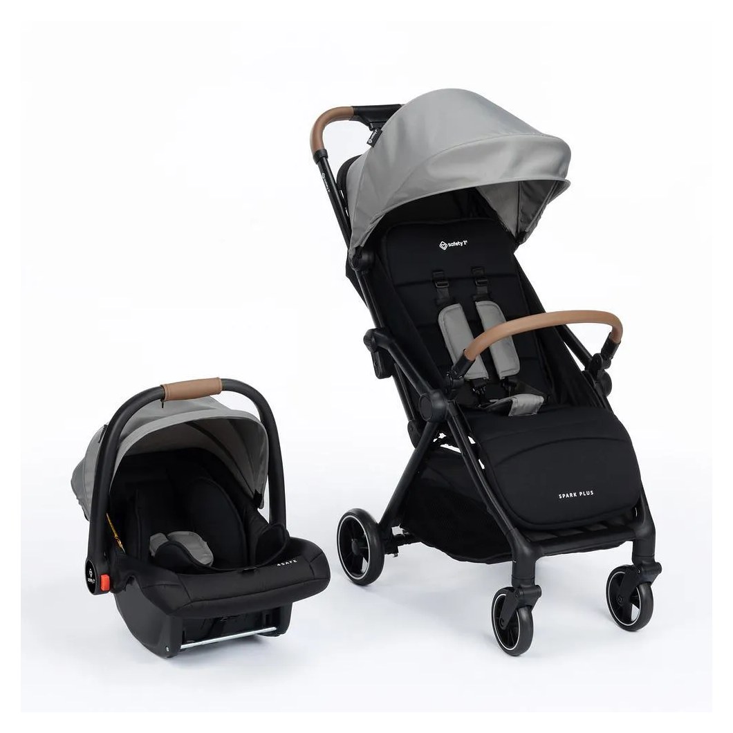 Carrinho com Bebê Conforto Travel System Spark Plus Duo Grey Frost - Safety 1St