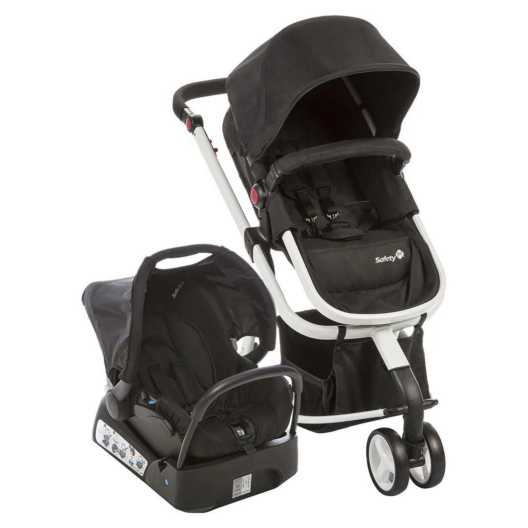 Travel System Mobi Safety 1St Black & White