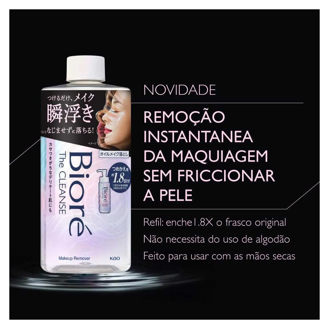 Demaquilante Facial Refil Biore Refil The Cleanse 280ml