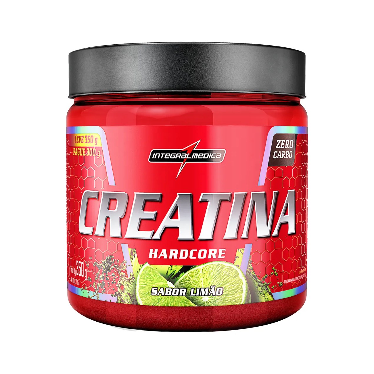 Creatina Integralmédica Hardcore Limão 350g