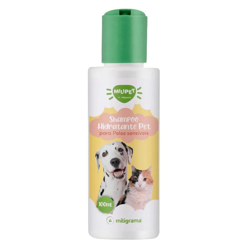 Shampoo Hidratante Pet para Peles Sensíveis 100Ml