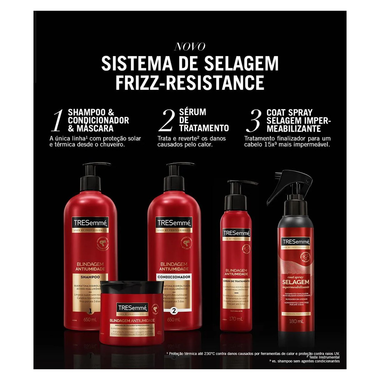 Spray Finalizador TRESemmé Coat Selagem Impermeabilizante 180ml