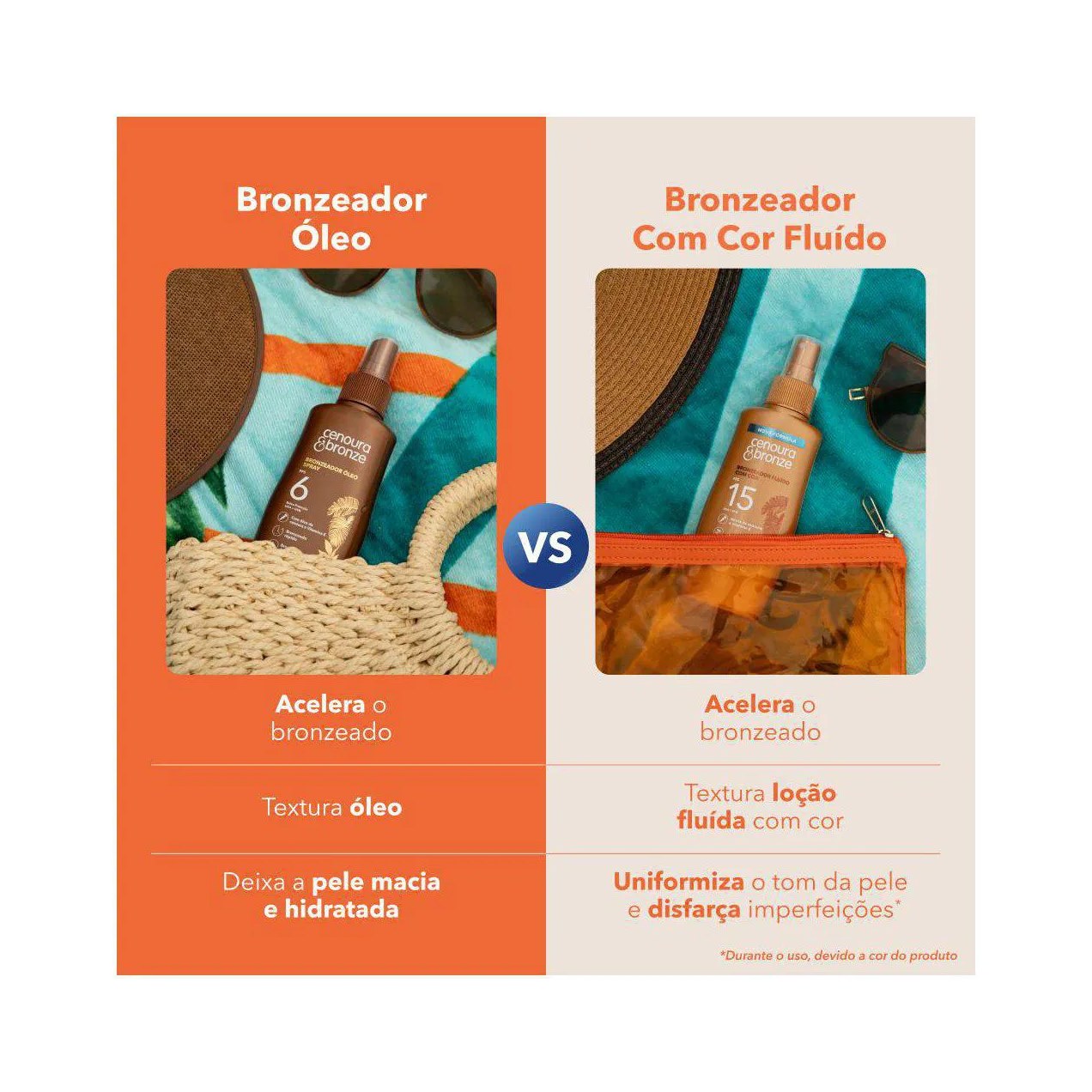 Óleo Bronzeador Cenoura & Bronze FPS 6 Óleo Spray 110ml