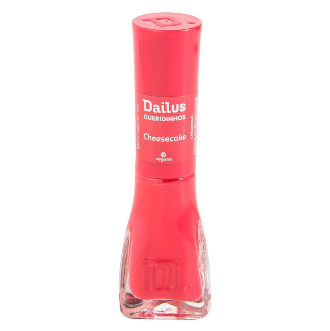 Esmalte Cremoso Tons Vermelho Dailus 205 Cheescake