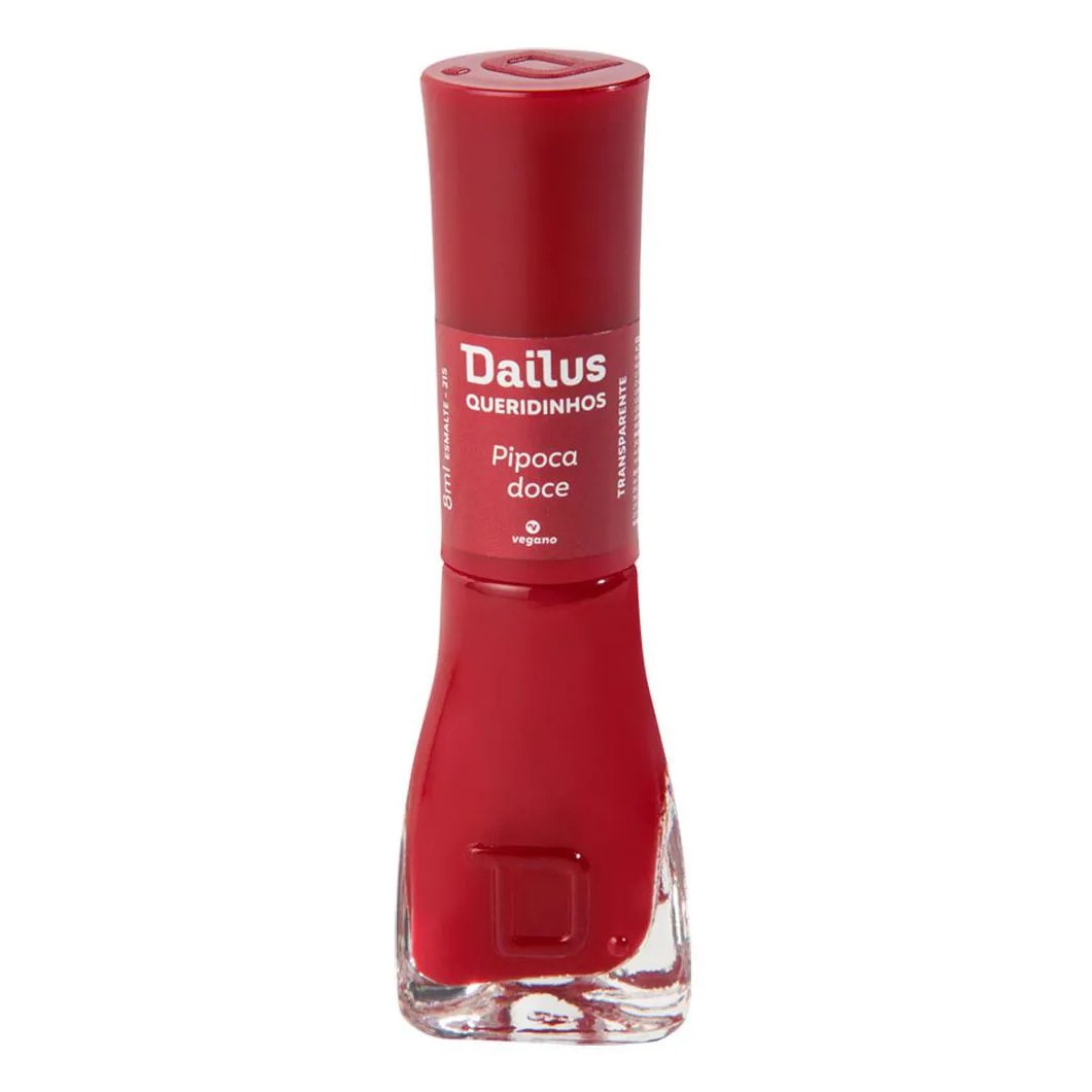 Esmalte Cremoso Tons Vermelho Dailus 215 Pipoca Doce