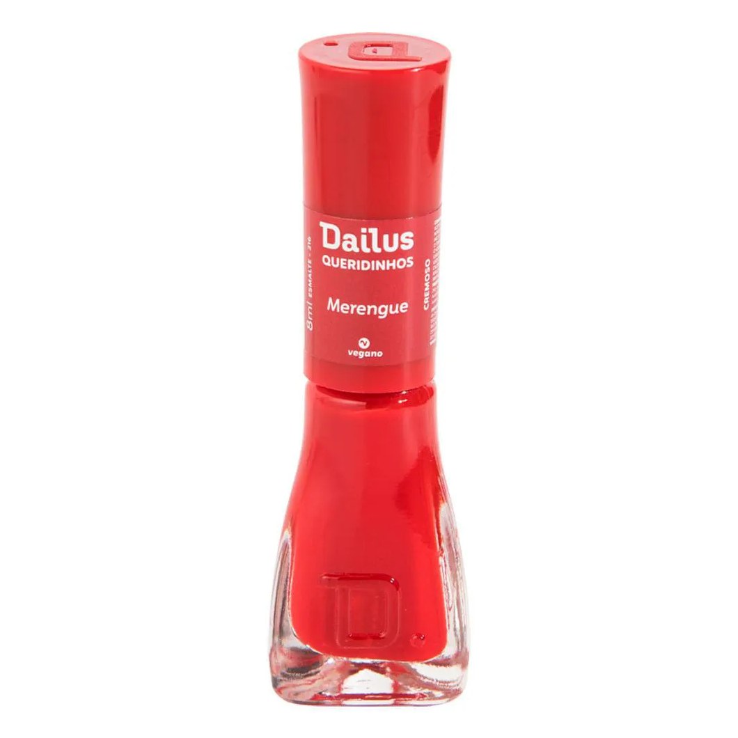 Esmalte Cremoso Tons Vermelho Dailus 216 Merengue