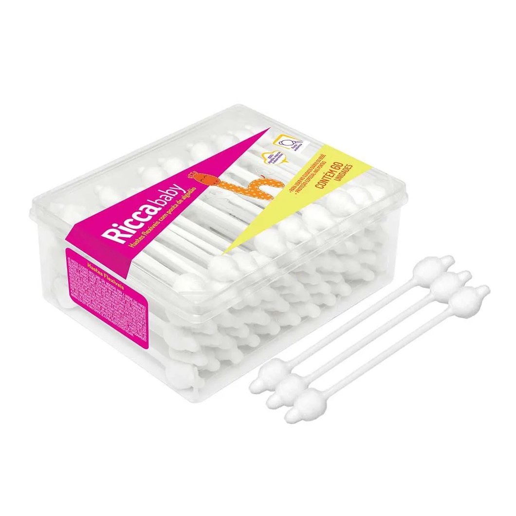Hastes Flexíveis 60Un Ricca Baby– Infantil 60 UN