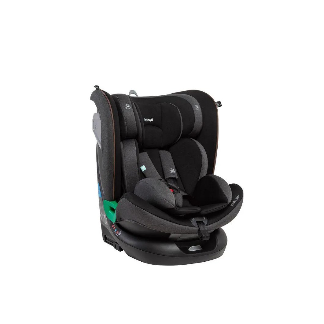 Cadeirinha de Carro Nonna Isofix 360º Preto Noturno - Infanti