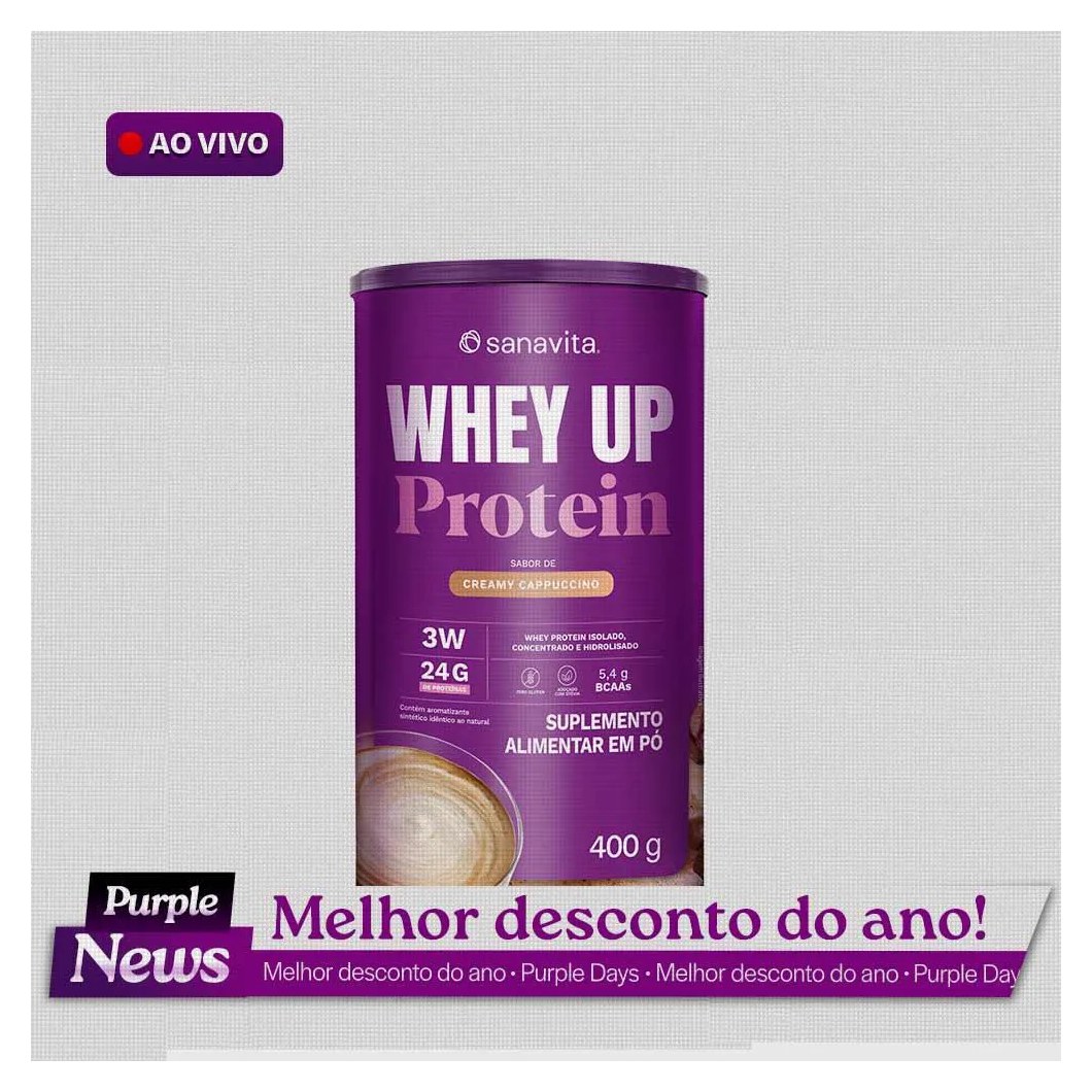 Whey Up Protein 400g Creamy Cappuccino