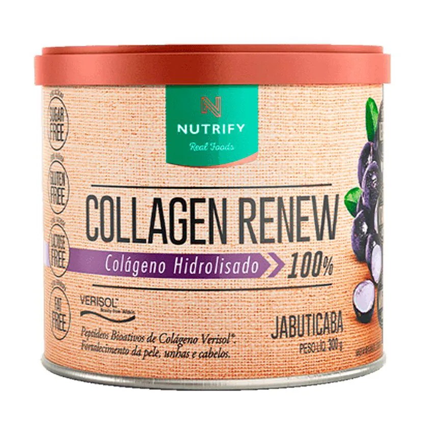 Colágeno Hidrolisado Verisol Collagen Renew 300G - Nutrify Jabuticaba.