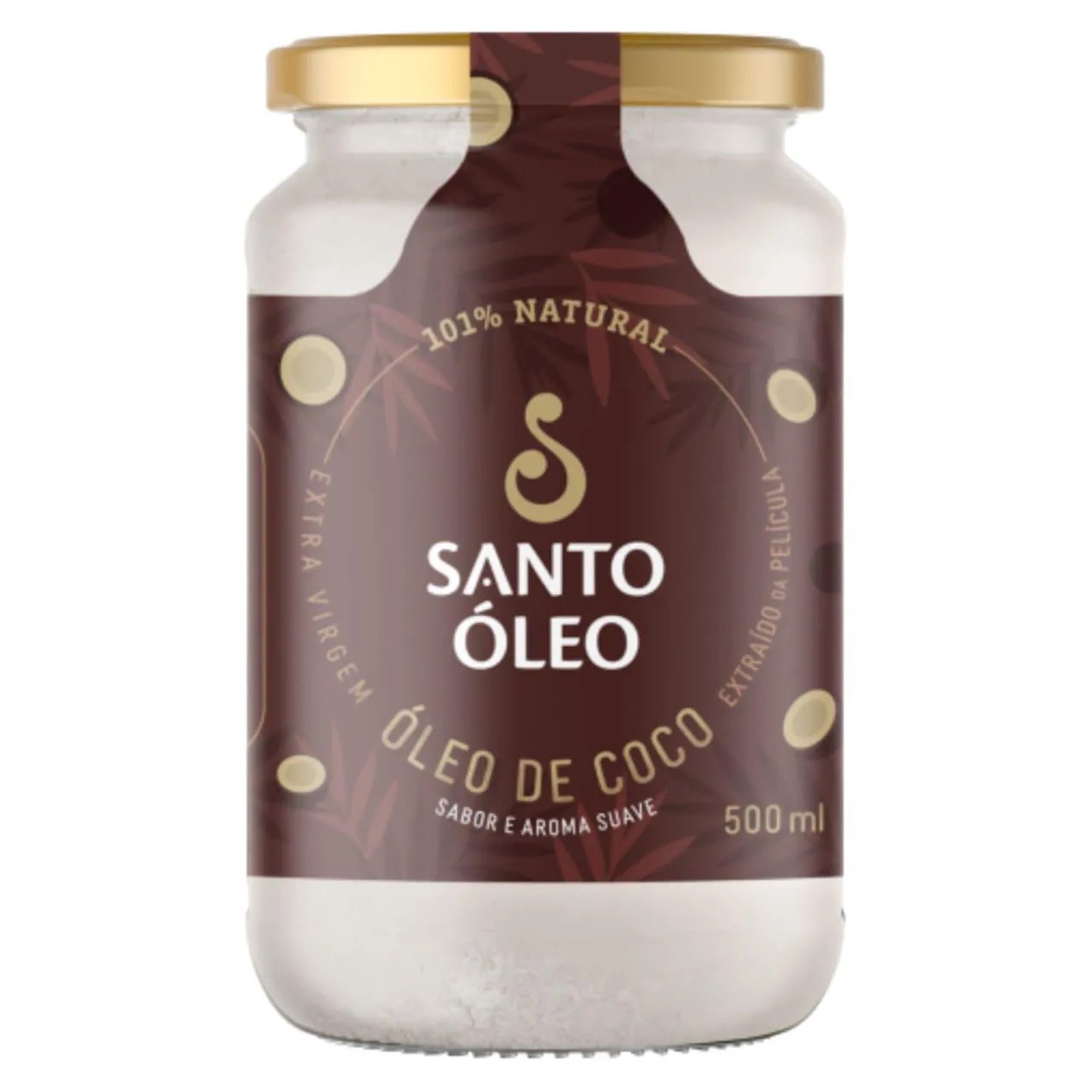 Óleo de Coco Extravirgem 500ml Santo Óleo