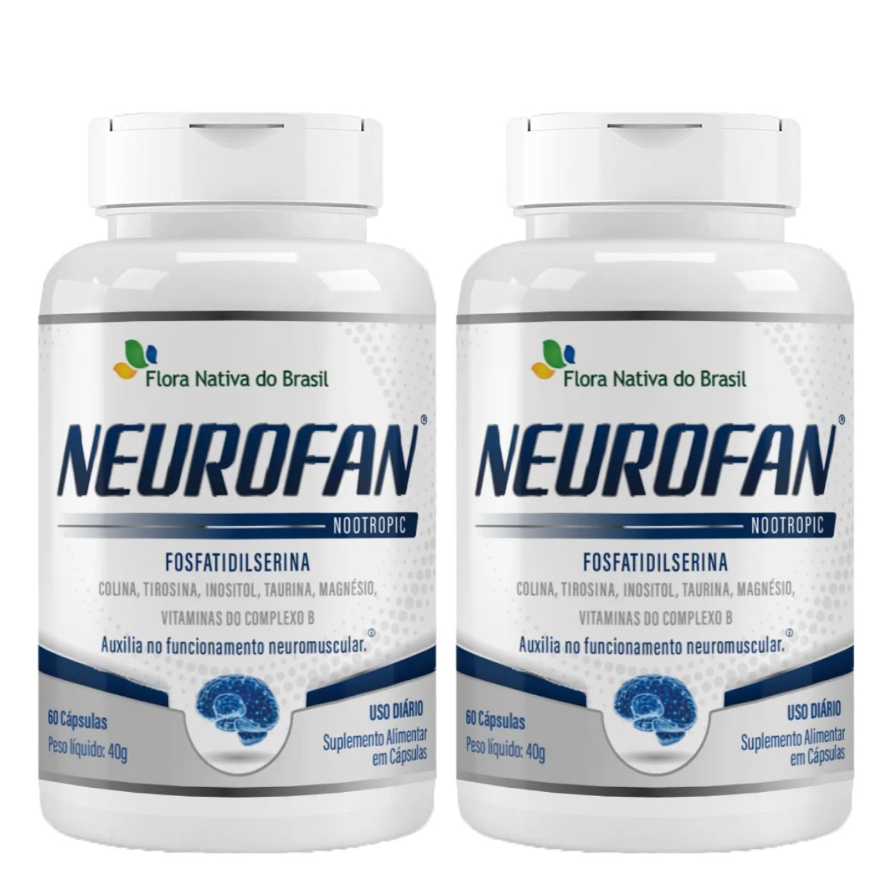 Neurofan Fosfatidilserina 2 X 60 cápsulas - Flora Nativa