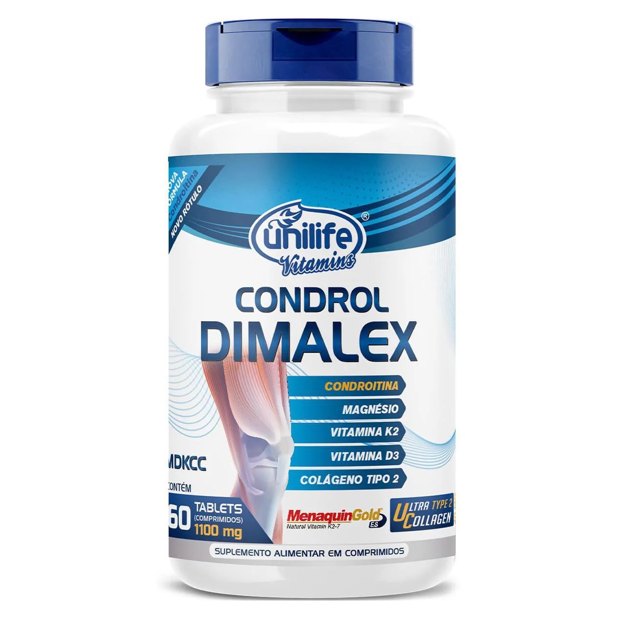 Condrol Dimalex 1000mg 60 cápsulas - Unilife