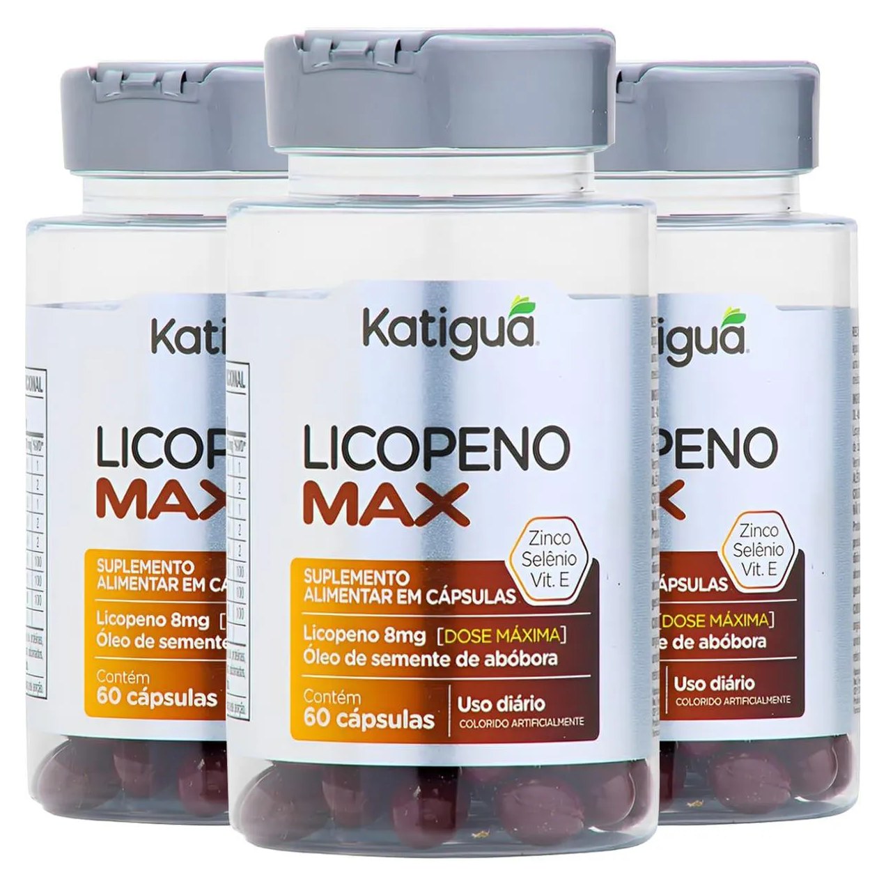 Licopeno Max 3 X 60 cápsulas Katiguá